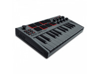 Akai  MPK Mini MK3 Gray Teclado MIDI Ecrã OLED e 8 Pads